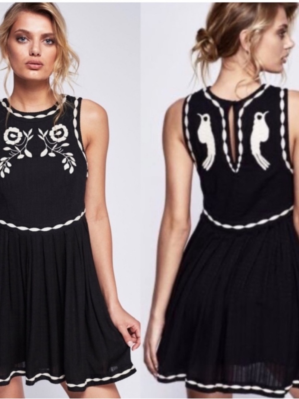 Free People Birds of a Feather dress Black Size 2